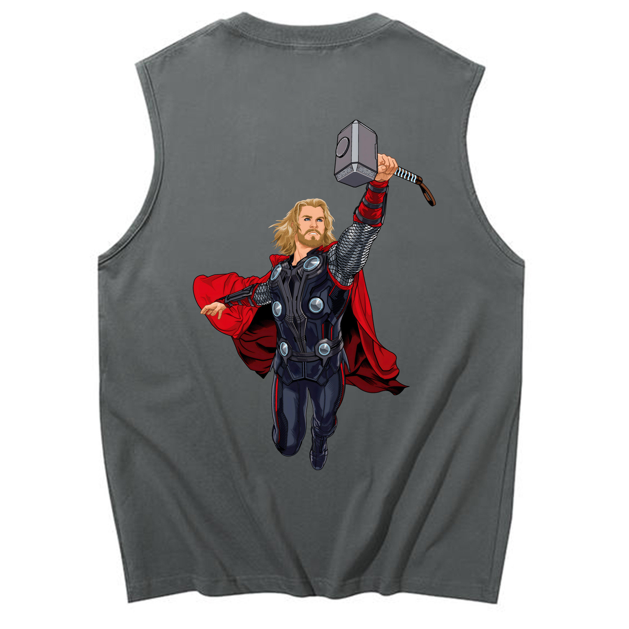 （画像用） アベンジャーズ The Avengers コットン100％タンクトップ（背面プリント）